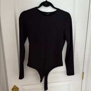 Black Long Sleeve Bodysuit